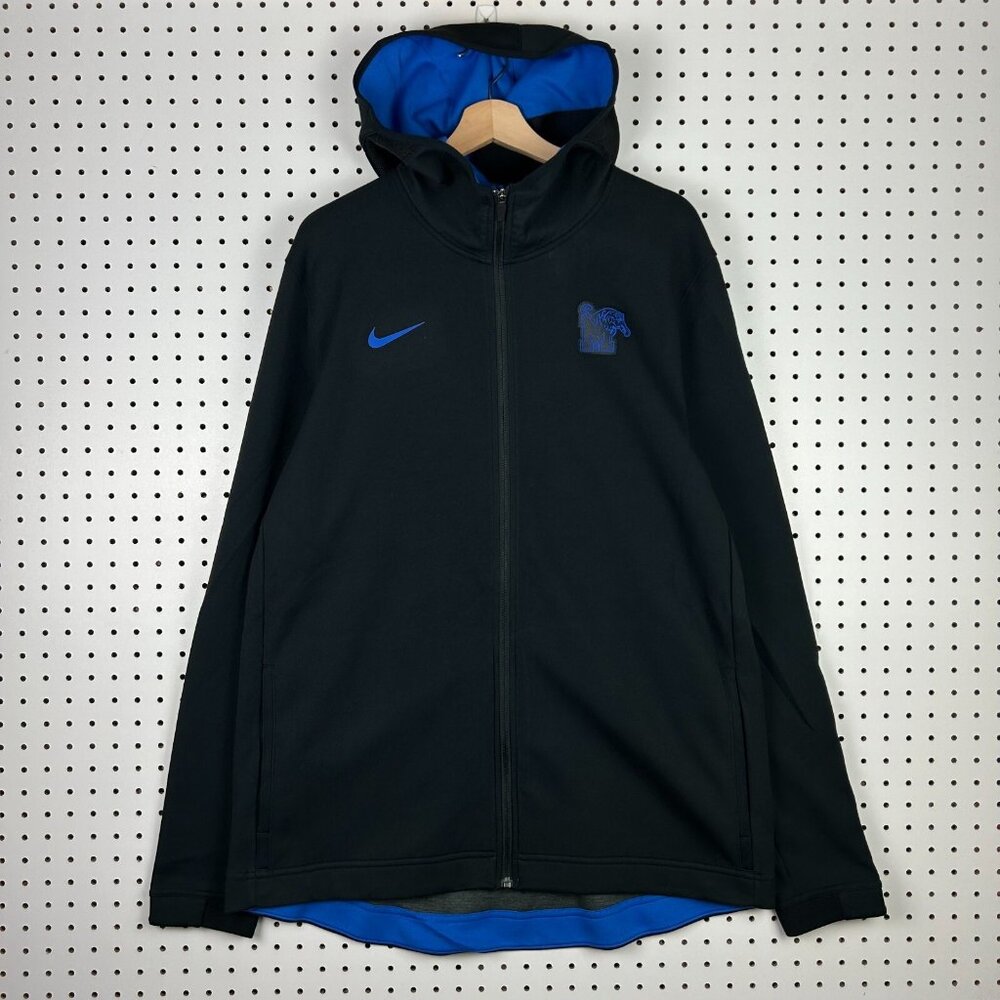 Nike Memphis Tiger Basketball Jacket XLT Penny 1‎ Cent Logo Black Warm Up Tech